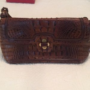 Vintage Brahmin Pecan Clutch Bag